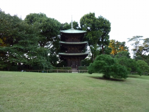 広大な庭園