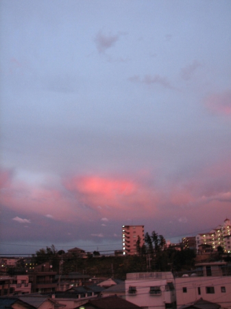 東の空