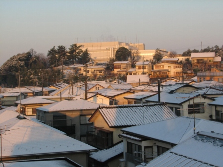 朝日がキャノンに差し込んで