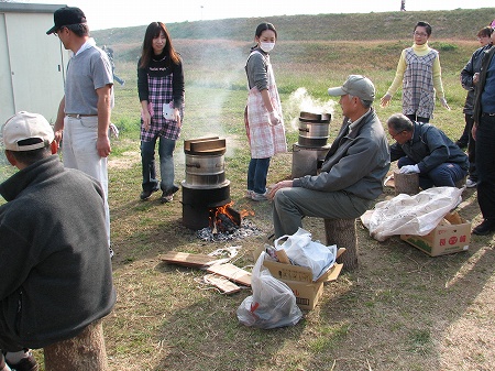 八重洲ニュータウン自治会餅つき