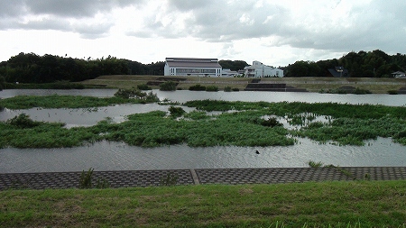 小貝川増水20110904